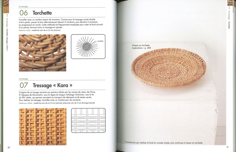 Leçon de vannerie -150 motifs de tressage
