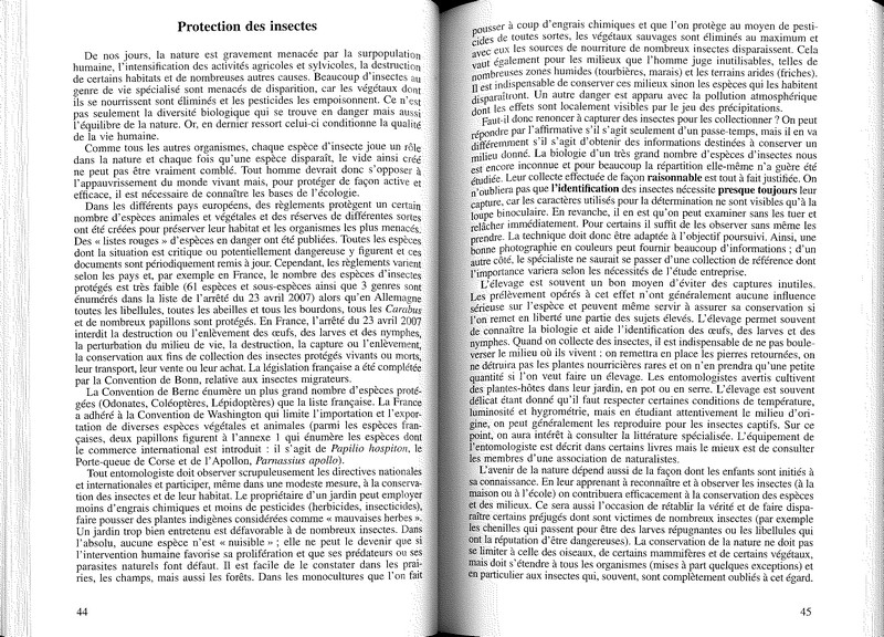 Insectes de France et d'Europe