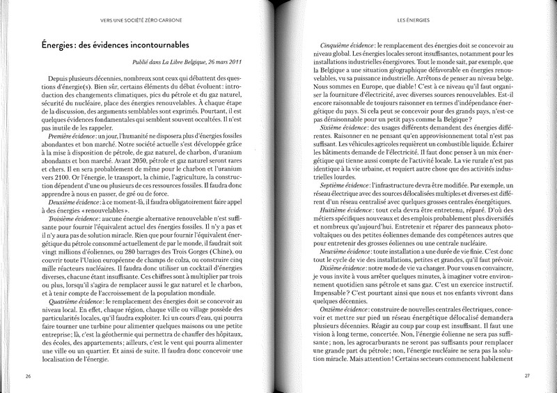 Vers une société zéro carbone