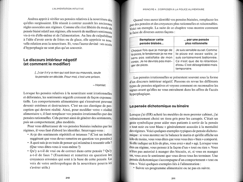 L'alimentation intuitive la méthode anti-régime