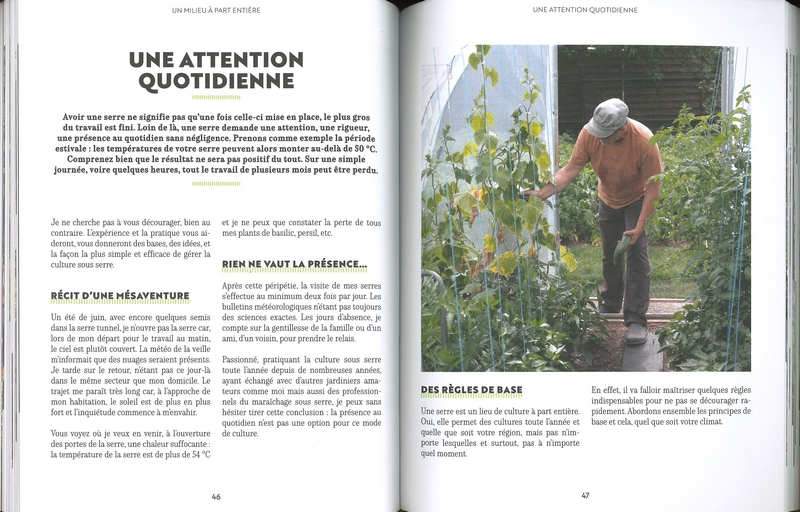 Cultiver en serre pour récolter toute l'année - éd Rustica