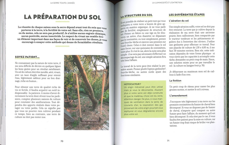 Cultiver en serre pour récolter toute l'année - éd Rustica