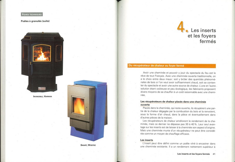 Poêles inserts et autres chauffages au bois