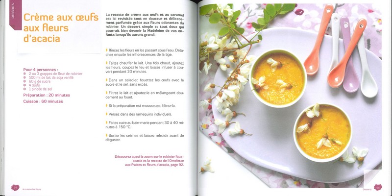 Je cuisine les fleurs