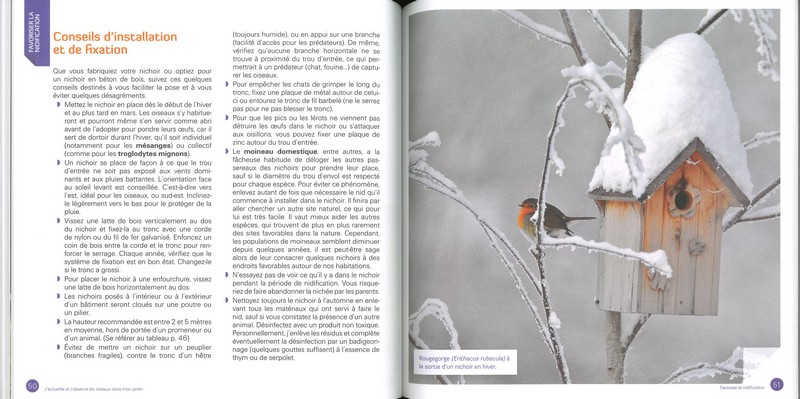 J'accueille et j'observe les oiseaux dans le jardin