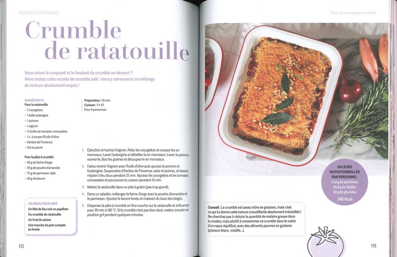 Mes assiettes IG bas
