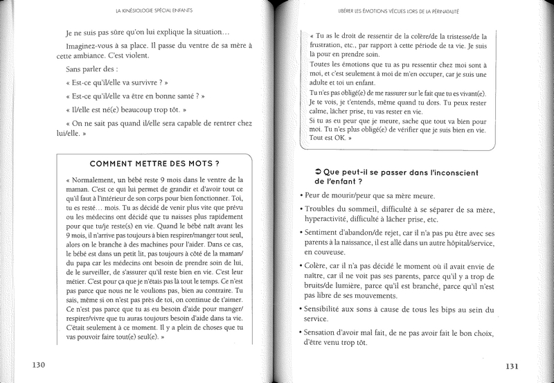 Le grand livre de la kinésiologie spécial enfants