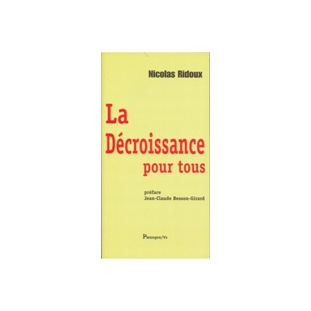 La Décroissance pour tous