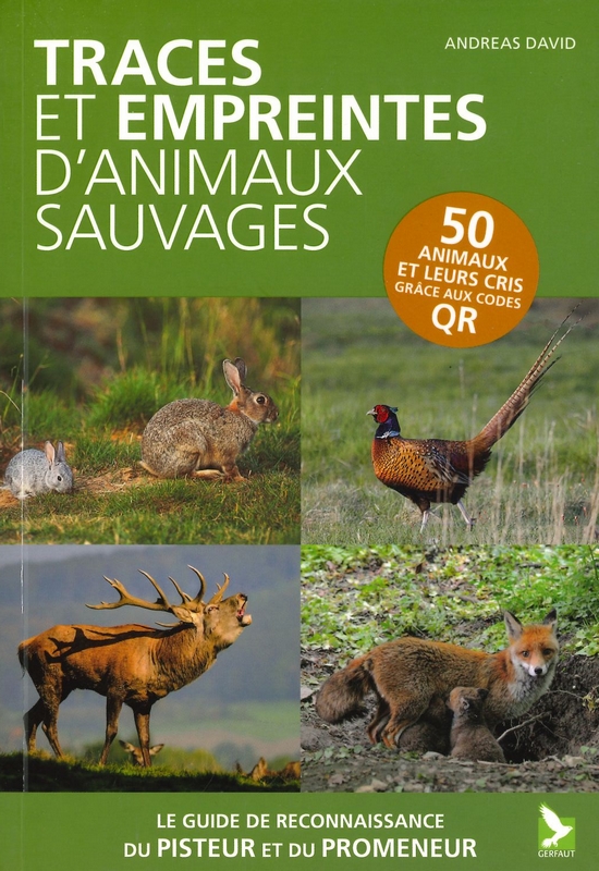 Traces et empreintes d'animaux sauvages