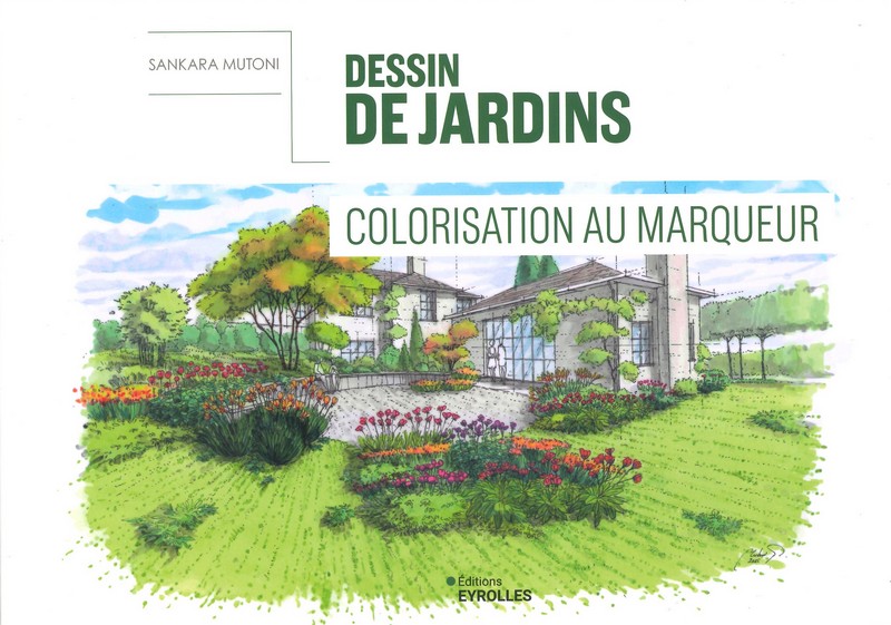 Dessin de jardins colorisation au marqueur