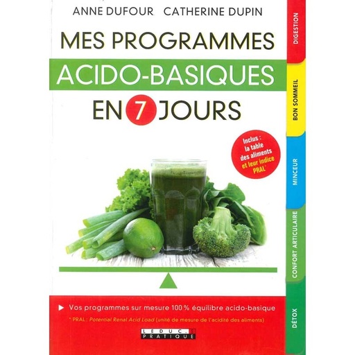 Mes Programmes acido-basiques en 7 jours