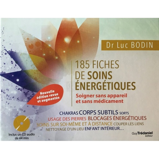 185 fiches de Soins Energétiques - Coffret