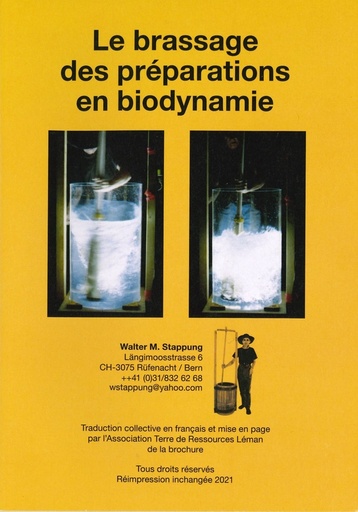Le brassage des préparations en biodynamie