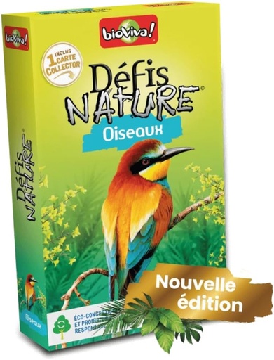 Défis nature - Oiseaux - jeu de 36 cartes