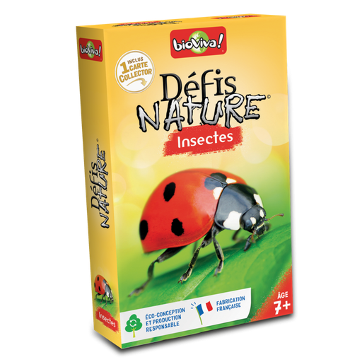 Défis nature - Insectes - jeu de 36 cartes
