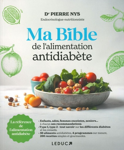 Ma bible de l'alimentation antidiabète