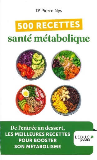 500 recettes santé métabolique